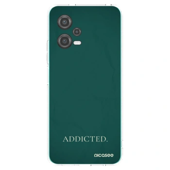 Picasee silikonowe przeźroczyste etui na Xiaomi Poco X5 - Addicted