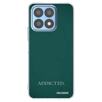Picasee silikonowe przeźroczyste etui na Honor X8a - Addicted