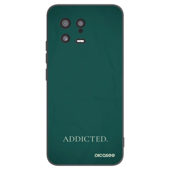 Picasee silikonowe czarne etui na Xiaomi 13 - Addicted