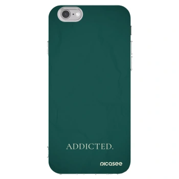 Picasee silikonowe przeźroczyste etui na Apple iPhone 6/6S - Addicted