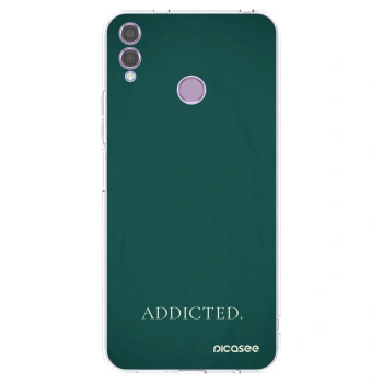 Picasee silikonowe przeźroczyste etui na Honor 8X - Addicted