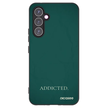 Picasee silikonowe czarne etui na Samsung Galaxy A54 5G A546B - Addicted