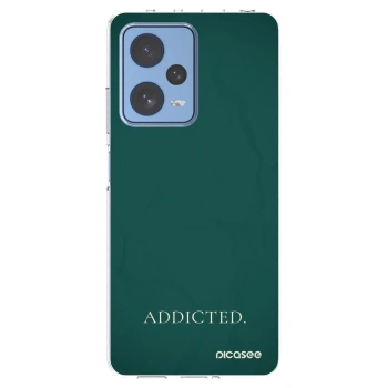Picasee silikonowe przeźroczyste etui na Xiaomi Redmi Note 12 Pro 5G - Addicted