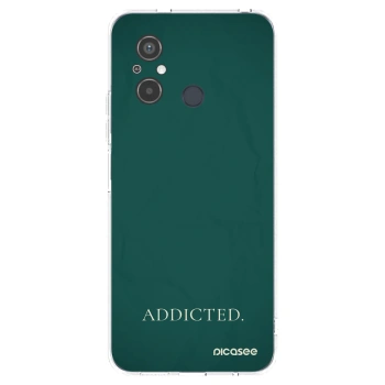 Picasee silikonowe przeźroczyste etui na Xiaomi Redmi 12C - Addicted