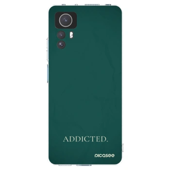 Picasee silikonowe przeźroczyste etui na Xiaomi Redmi Note 12S - Addicted