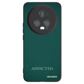 Picasee silikonowe czarne etui na Honor Magic5 Pro - Addicted