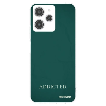Picasee silikonowe przeźroczyste etui na Xiaomi Redmi 12 4G - Addicted