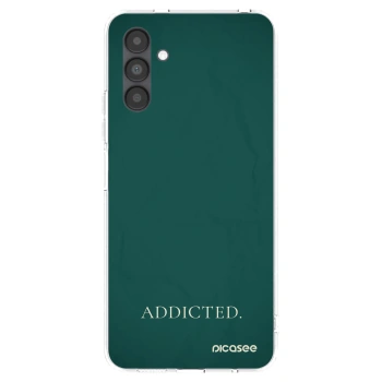 Picasee silikonowe przeźroczyste etui na Samsung Galaxy A04s A047F - Addicted