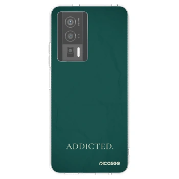 Picasee silikonowe przeźroczyste etui na Xiaomi Poco F5 Pro 5G - Addicted