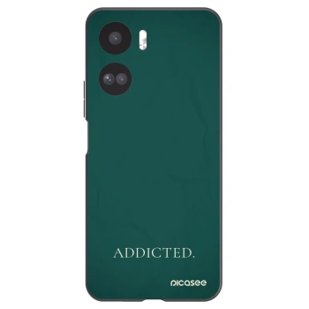Picasee silikonowe czarne etui na Honor 90 Lite 5G - Addicted