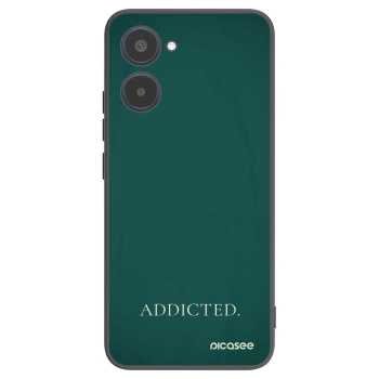 Picasee silikonowe czarne etui na Realme 10 4G - Addicted