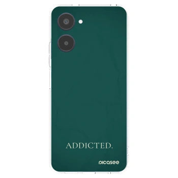 Picasee silikonowe przeźroczyste etui na Realme 10 4G - Addicted