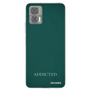 Picasee silikonowe przeźroczyste etui na Motorola Edge 30 Neo - Addicted