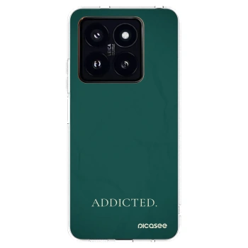 Picasee silikonowe przeźroczyste etui na Xiaomi 14 Pro - Addicted