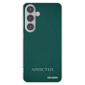 Picasee silikonowe przeźroczyste etui na Samsung Galaxy S24 S921B 5G - Addicted