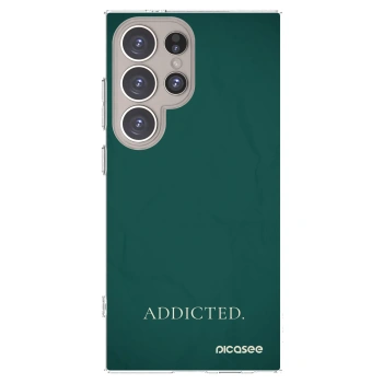 Picasee silikonowe przeźroczyste etui na Samsung Galaxy S24 Ultra S928B 5G - Addicted
