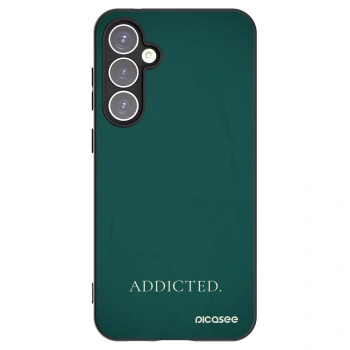 Picasee silikonowe czarne etui na Samsung Galaxy S23 FE S711B - Addicted