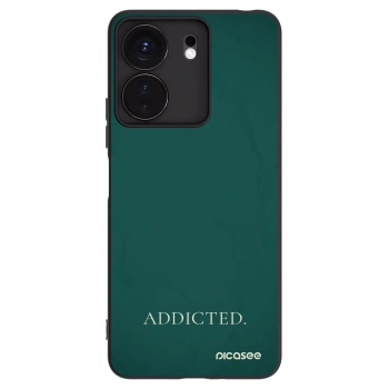 Picasee silikonowe czarne etui na Xiaomi Redmi 13C 4G - Addicted