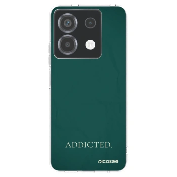 Picasee silikonowe przeźroczyste etui na Xiaomi Poco X6 - Addicted