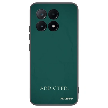 Picasee silikonowe czarne etui na Xiaomi Poco X6 Pro - Addicted