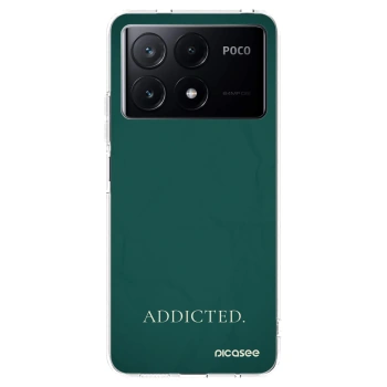 Picasee silikonowe przeźroczyste etui na Xiaomi Poco X6 Pro - Addicted