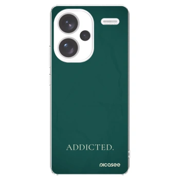 Picasee silikonowe przeźroczyste etui na Xiaomi Redmi Note 13 Pro+ 5G - Addicted