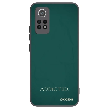 Picasee silikonowe czarne etui na Xiaomi Redmi Note 12 Pro 4G - Addicted