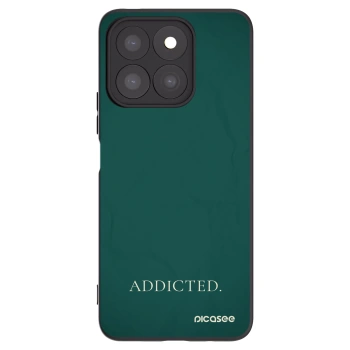 Picasee silikonowe czarne etui na Honor X8b - Addicted