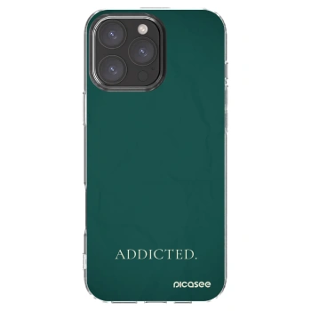 Picasee silikonowe przeźroczyste etui na Apple iPhone 16 Pro Max - Addicted