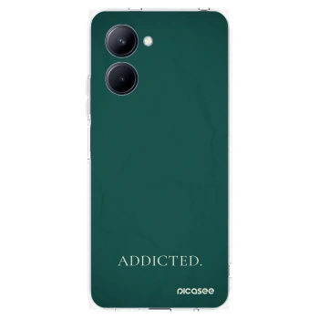 Picasee silikonowe przeźroczyste etui na Realme C33 (2023) - Addicted