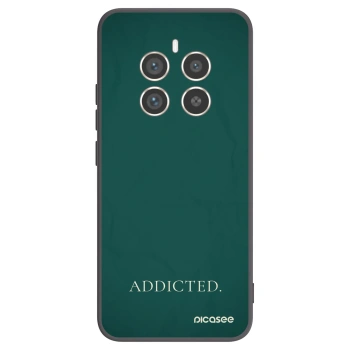 Picasee silikonowe czarne etui na Realme 12 Pro 5G - Addicted
