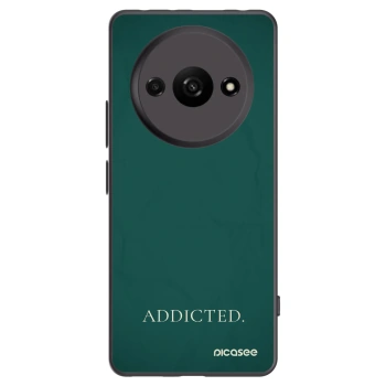 Picasee silikonowe czarne etui na Xiaomi Redmi A3 - Addicted