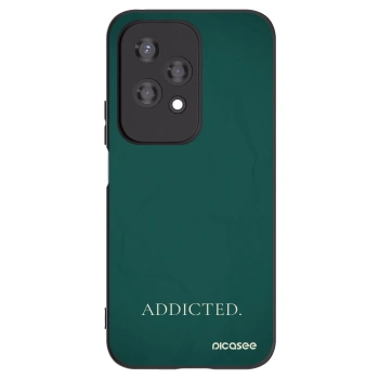 Picasee silikonowe czarne etui na Honor 200 Lite - Addicted
