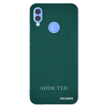 Picasee silikonowe przeźroczyste etui na Honor 10 Lite - Addicted