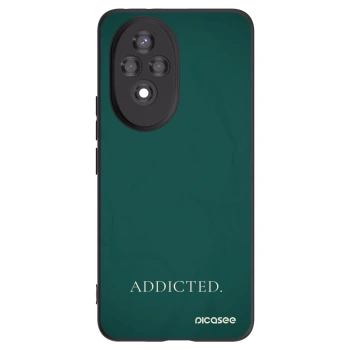Picasee silikonowe czarne etui na Honor 200 Pro 5G - Addicted