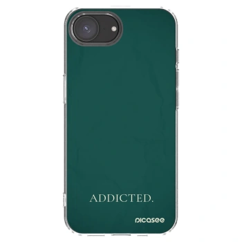 Picasee silikonowe przeźroczyste etui na Apple iPhone 16e - Addicted