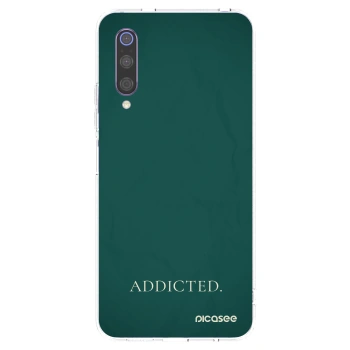 Picasee silikonowe przeźroczyste etui na Xiaomi Mi 9 - Addicted