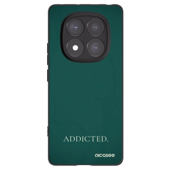 Picasee silikonowe czarne etui na Xiaomi Redmi Note 14 Pro 5G - Addicted