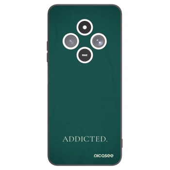 Picasee silikonowe czarne etui na Xiaomi Redmi 14C - Addicted