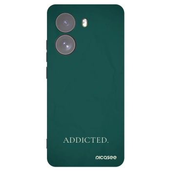 Picasee silikonowe czarne etui na Xiaomi Poco X7 - Addicted
