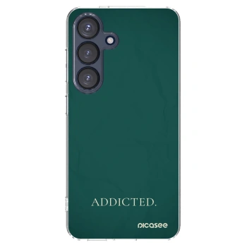 Picasee silikonowe przeźroczyste etui na Samsung Galaxy S25 5G - Addicted