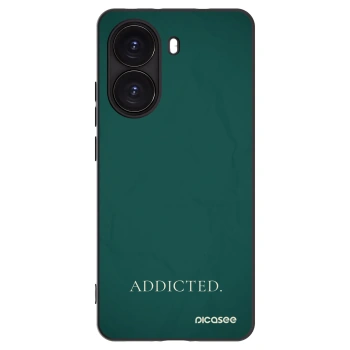 Picasee silikonowe czarne etui na Xiaomi Poco X7 Pro 5G - Addicted