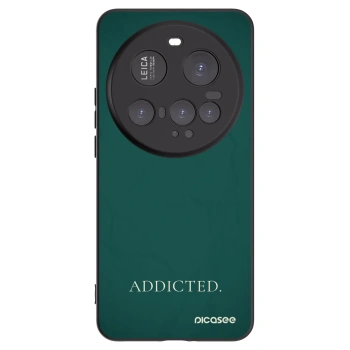 Picasee silikonowe czarne etui na Xiaomi 15 Ultra - Addicted