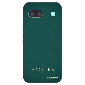 Picasee silikonowe czarne etui na Google Pixel 8 - Addicted