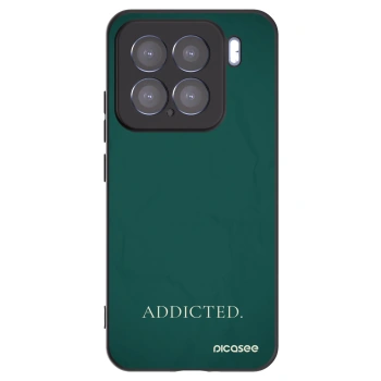 Picasee silikonowe czarne etui na Xiaomi 15 - Addicted