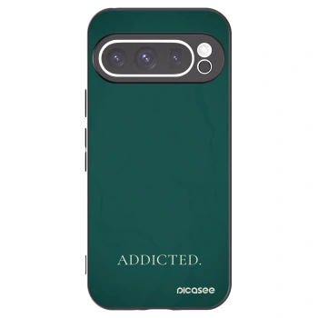 Picasee silikonowe czarne etui na Google Pixel 9 Pro - Addicted