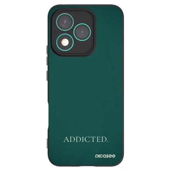 Picasee silikonowe czarne etui na Honor 400 Lite 5G - Addicted