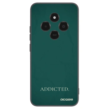 Picasee silikonowe czarne etui na Xiaomi Poco C75 - Addicted