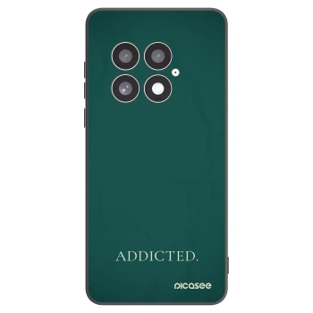 Picasee silikonowe czarne etui na OnePlus 13 5G - Addicted