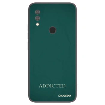 Picasee silikonowe czarne etui na Xiaomi Redmi 7 - Addicted